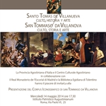 Presentazione del Corpus iconografico di san Tommaso da Villanova